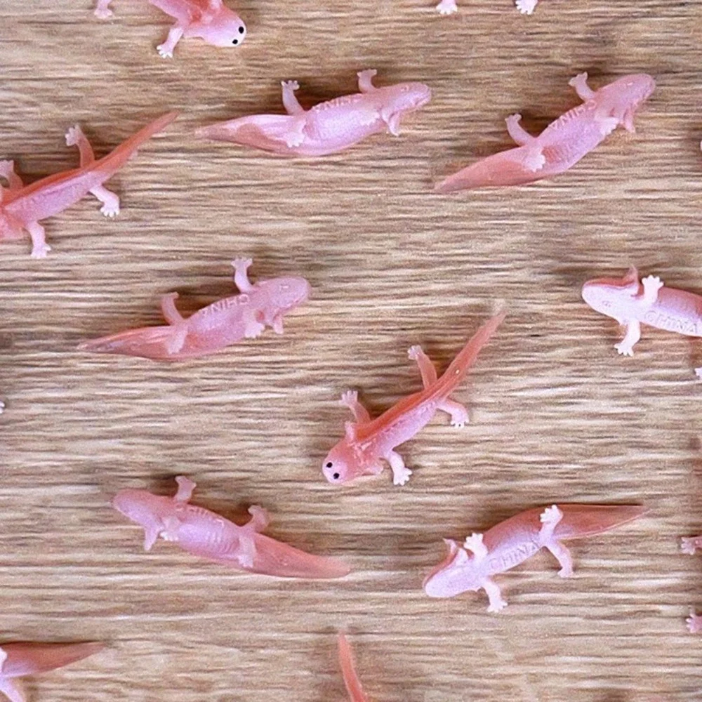 Bundle Deal - Axolotl Miniature Figure - Hand Painted‎ Collectible Mini Figurine
